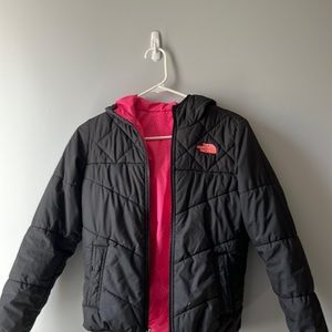 NORTH FACE Girls Reversible winter coat